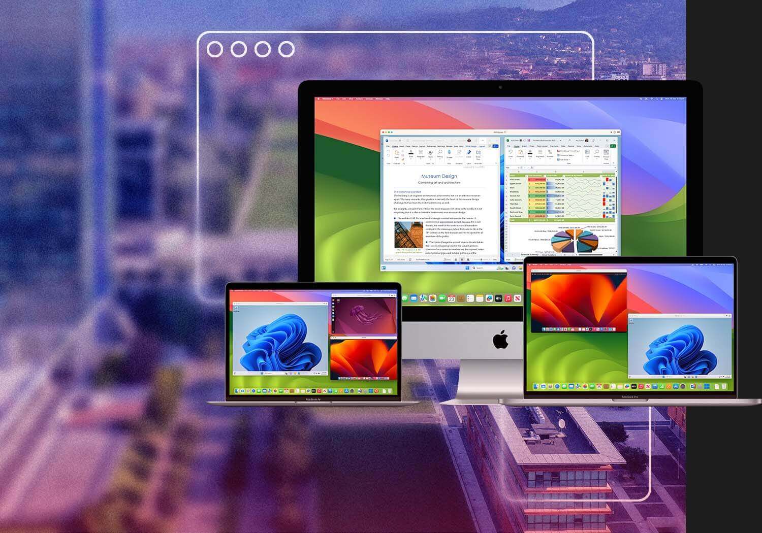 簡単、パワフル、シームレスなパフォーマンスを実現する当社の仮想デスクトップを使用すれば、Mac 上で Windows を実行できます。