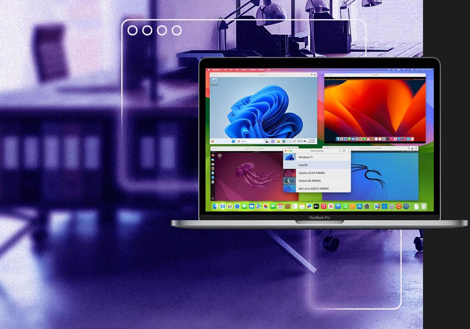 Mit unserem leistungsstarken virtuellen Desktop können Sie Windows mühelos auf Ihrem Mac ausführen. 