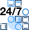 24 時間 365 日のアクセス