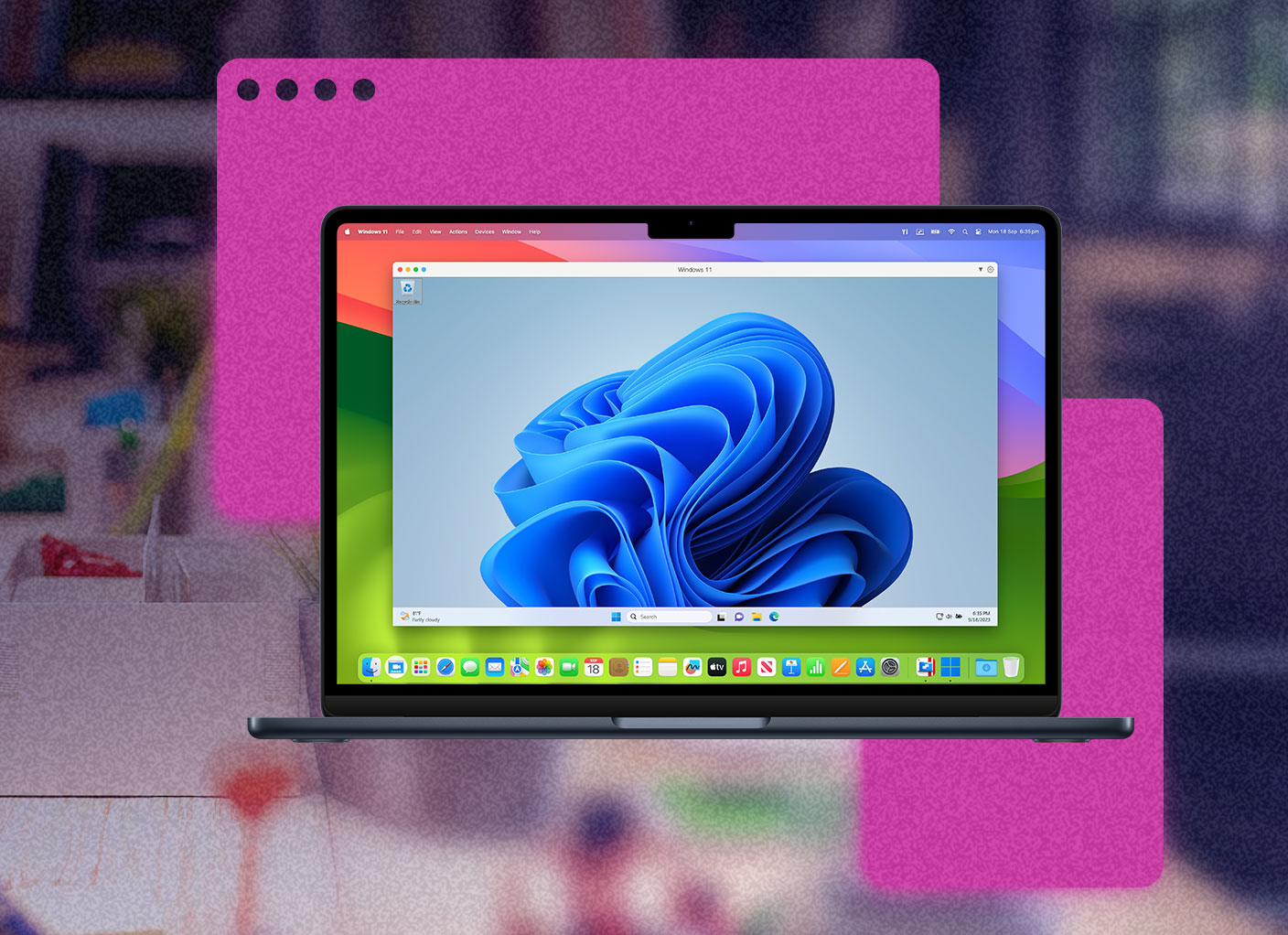 Mit unserem virtuellen Desktop können Sie Windows mühelos auf Ihrem Mac ausführen.