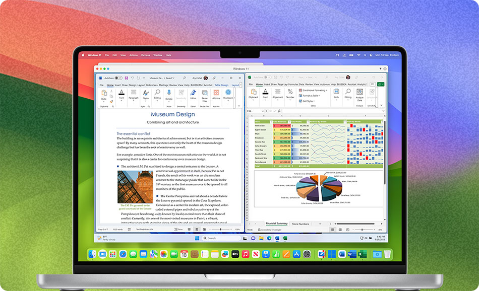 L’esecuzione di Windows 11* su computer Mac, soprattutto quelli dotati del nuovo Apple Silicon, è un avanzamento cruciale